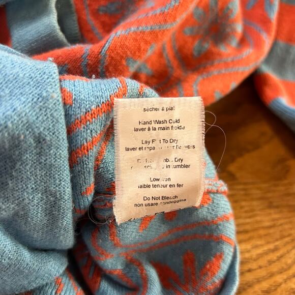 Neve Electra Mixed Print Full Zip Hood Sweater Womens Medium Stripes Outdoors - Picture 6 of 7